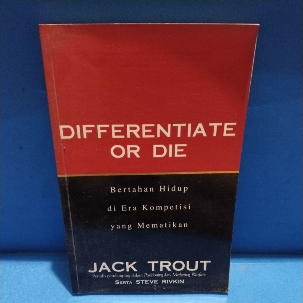 Buku original DIFFERENTIATE OR DIE by Jack Trout