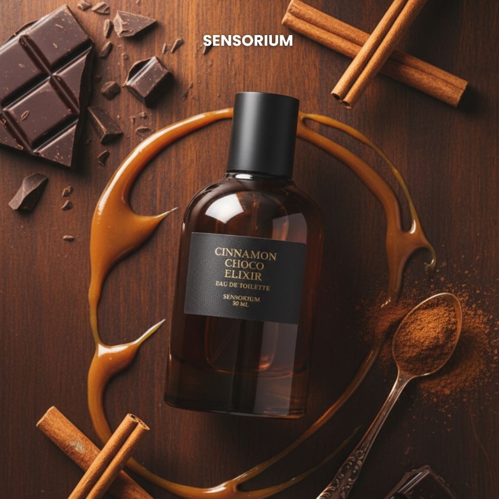 Sensorium | Cinnamon Choco Elixir | Extrait De Parfum 50 ml | Aroma Vanilla Warm Spicy Sweet Coffe C
