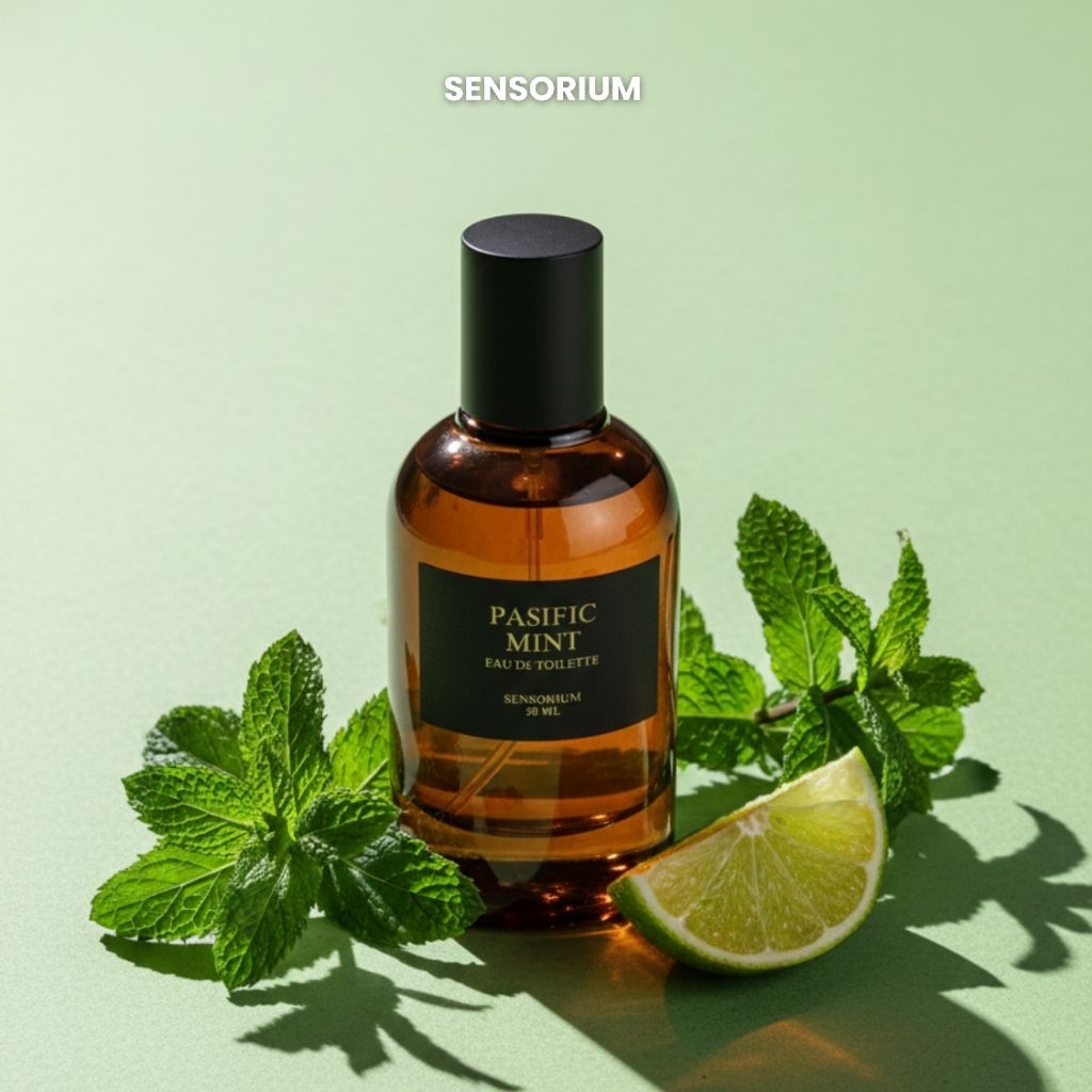 Sensorium | Pasific Mint | Extrait De Parfum 50 ML | Aroma Fresh Fruity Green Citrus | Pria Wanita T