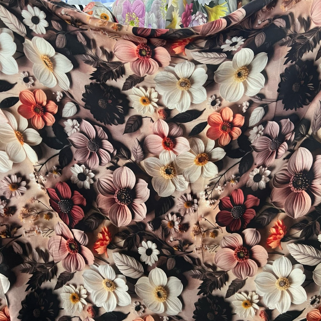 Kain Katun Rayon Viscose Premium | katun rayon | rayon motif | Rayon premium | Daster | Kemeja | Piy