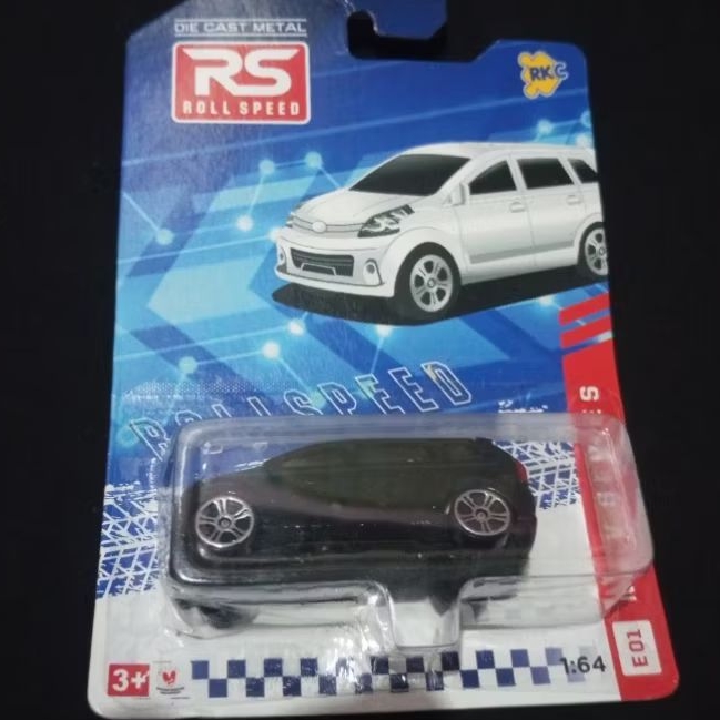 ROOL SPEED AVANZA BLACK DIECAST METAL