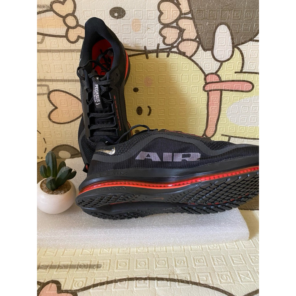 (ORIGINAL 2ND) NIKE ZOOMX PEGASUS PREMIUM WARNA BLACK RED.ORIGINAL 100%