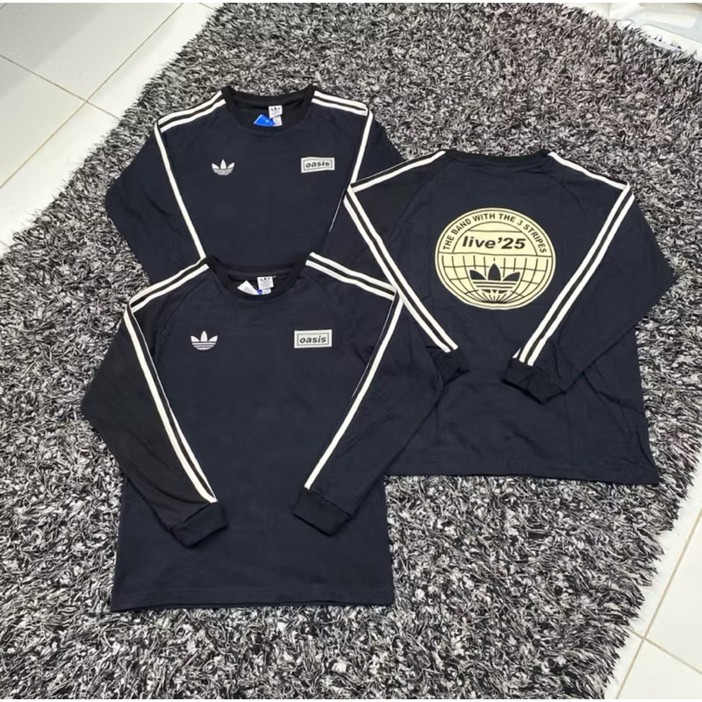 Kaos Adidas X Oasis Tour Longsleeve Tshirt black