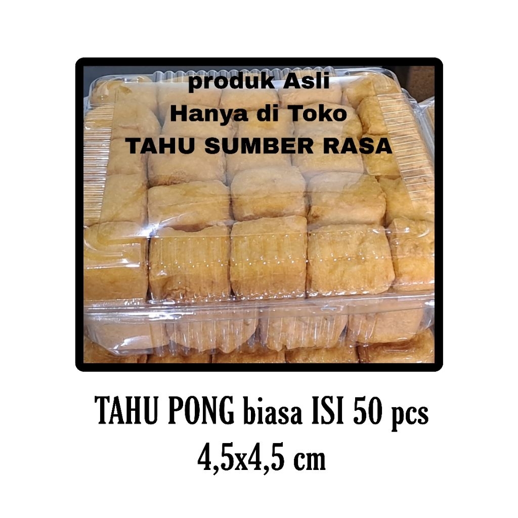 TAHU PONG Biasa isi 50pcs