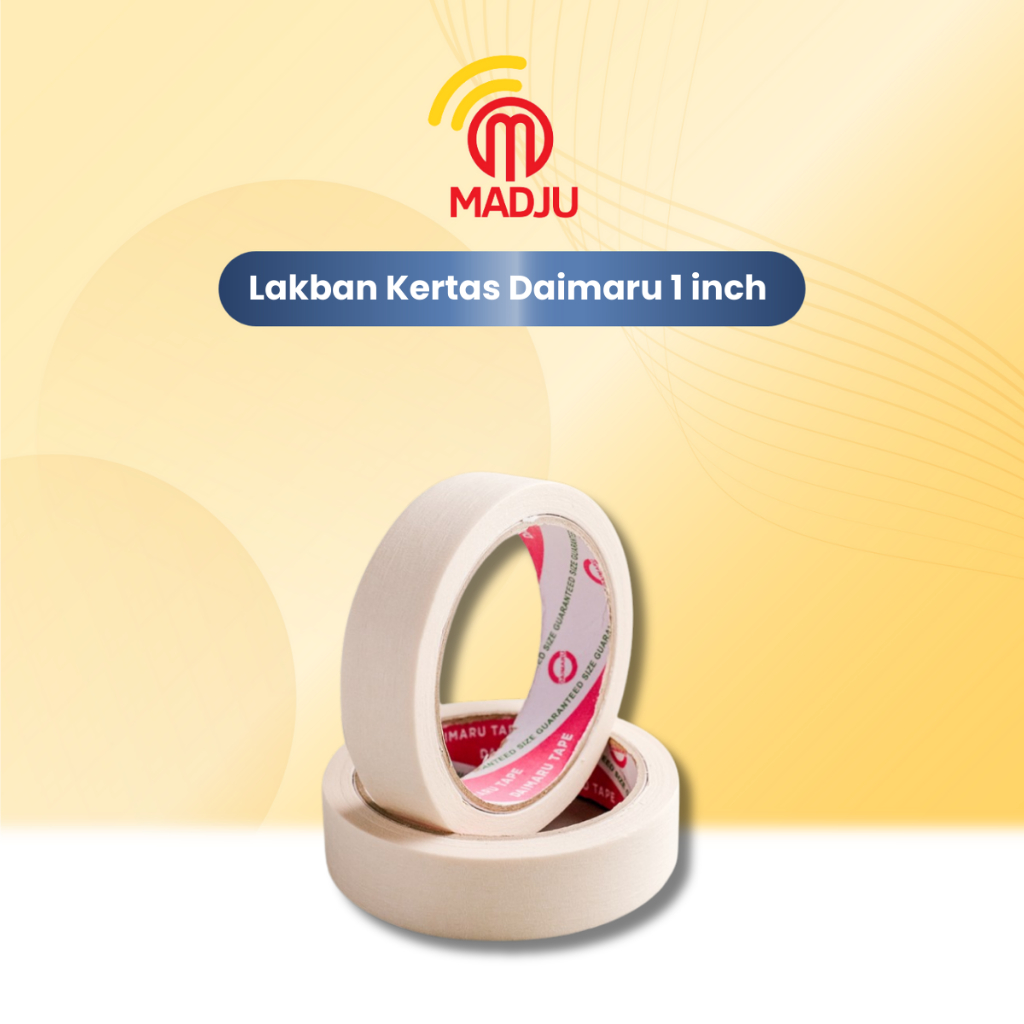 Lakban Kertas Daimaru 1 inch