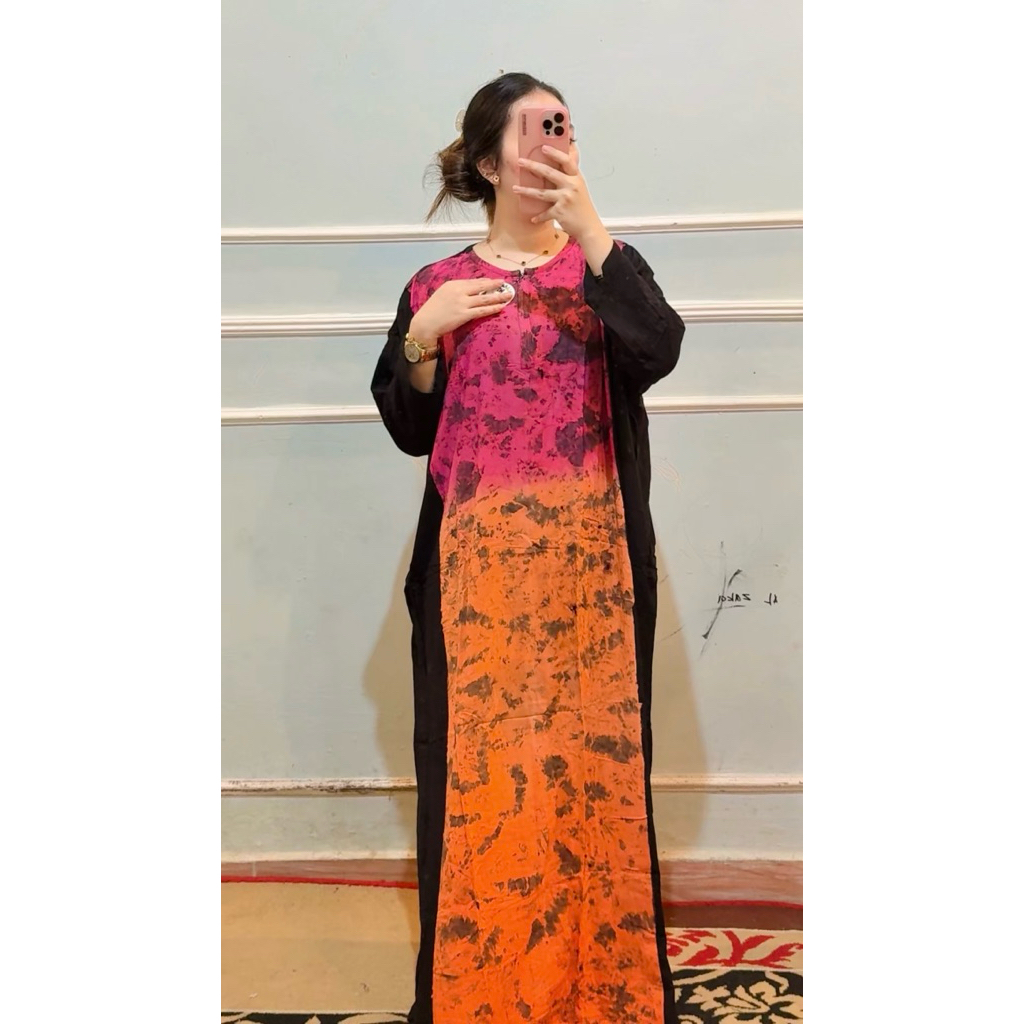 kaftan pelangi premium