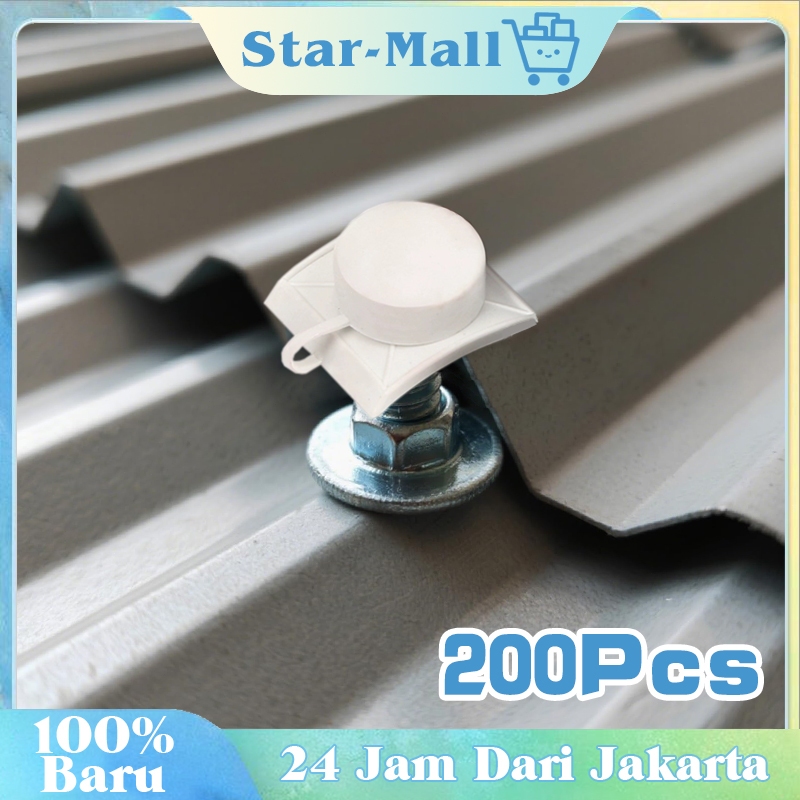 200Pcs Roofseal Kotak Persegi / Roof Seal Atap Upvc / Baut Genteng Upvc Alderon