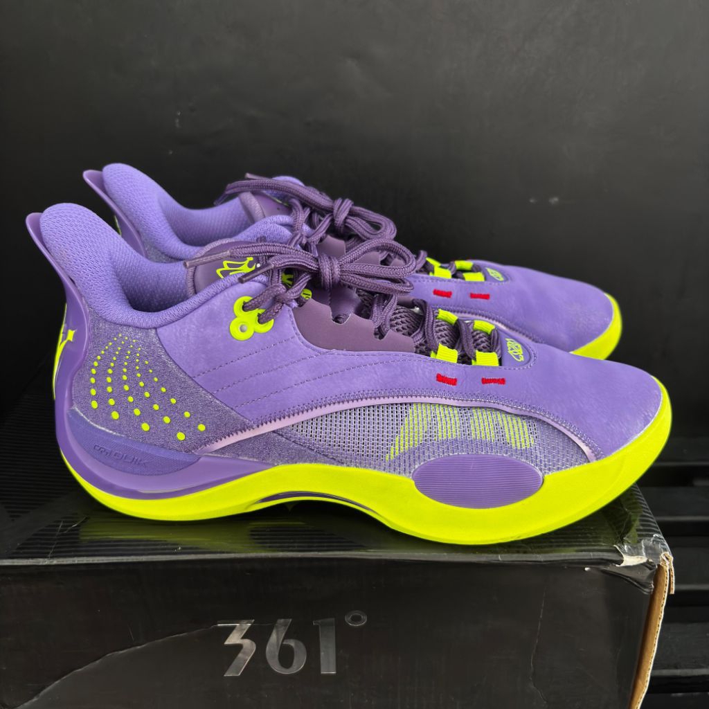 [USED] [VNDS] Sepatu Basket 361° Team Joker "Joker" size US.9,5 EU.43 Second bekas Pakai