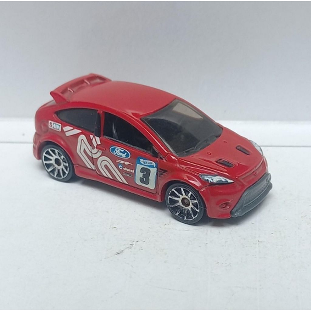 hot wheels 09 ford focus rs red loose diecast (t)