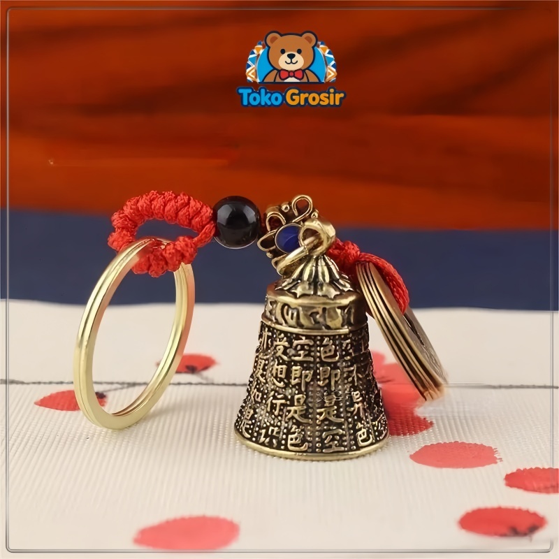 Lonceng Feng Shui Kuningan China Kekayaan