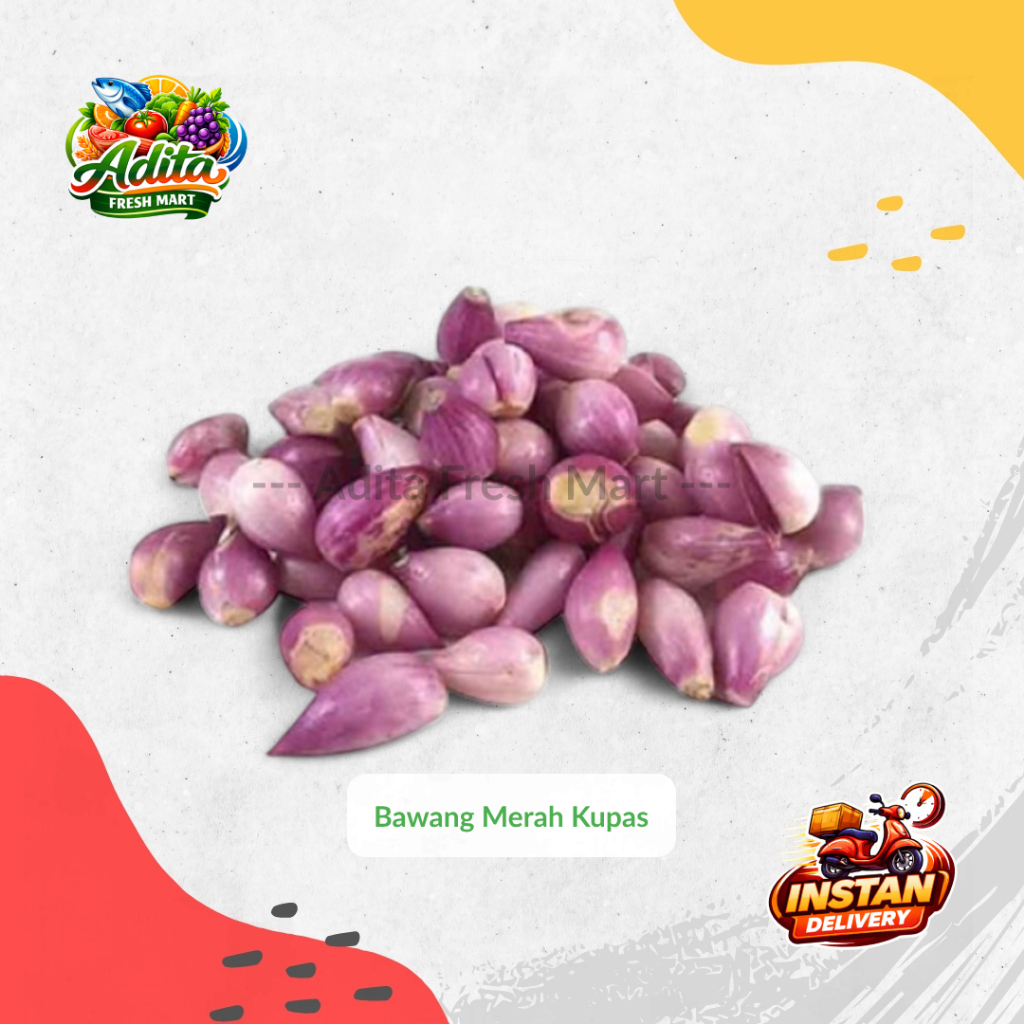 Bawang Merah Kupas Fresh - Bawang Merah Kampung