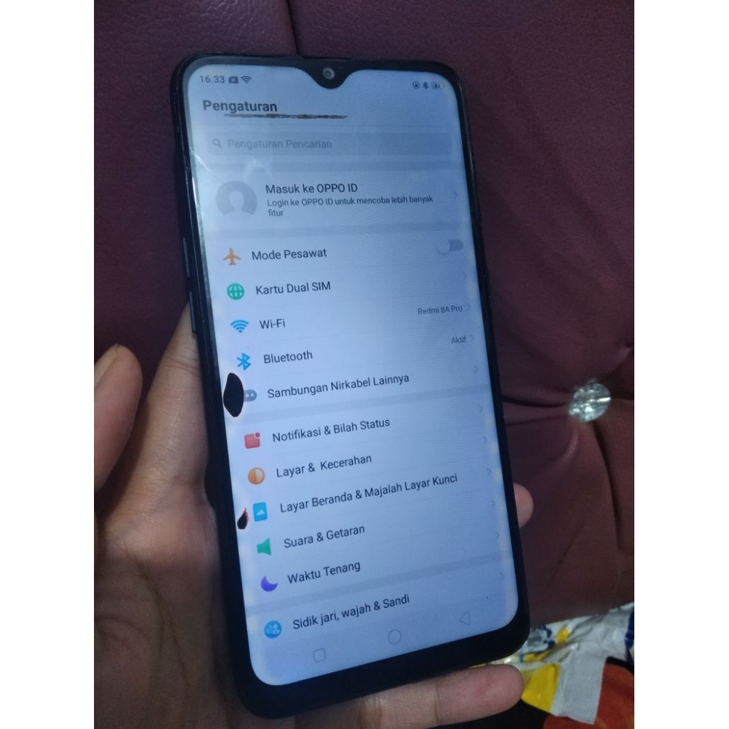 Hp Oppo A5s mesin hidup normal ram 3/32