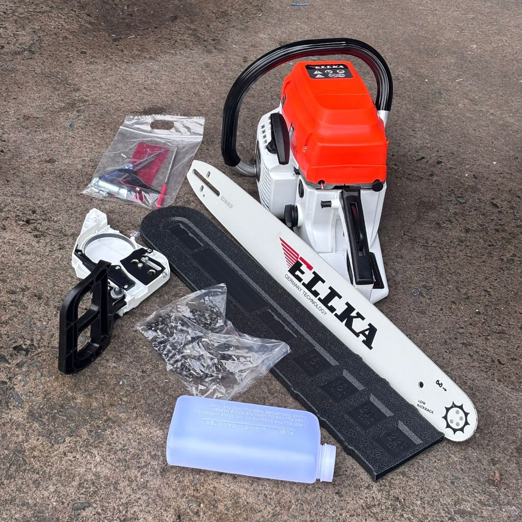 ELLKA Mesin Potong Kayu 58CC Mesin sinso senso Chainsaw 2Tak 22inch Original Gergaji model stihl