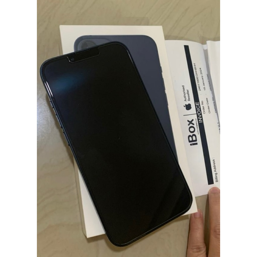 preloved bekas second hp iphone ibox 13 hitam midnight