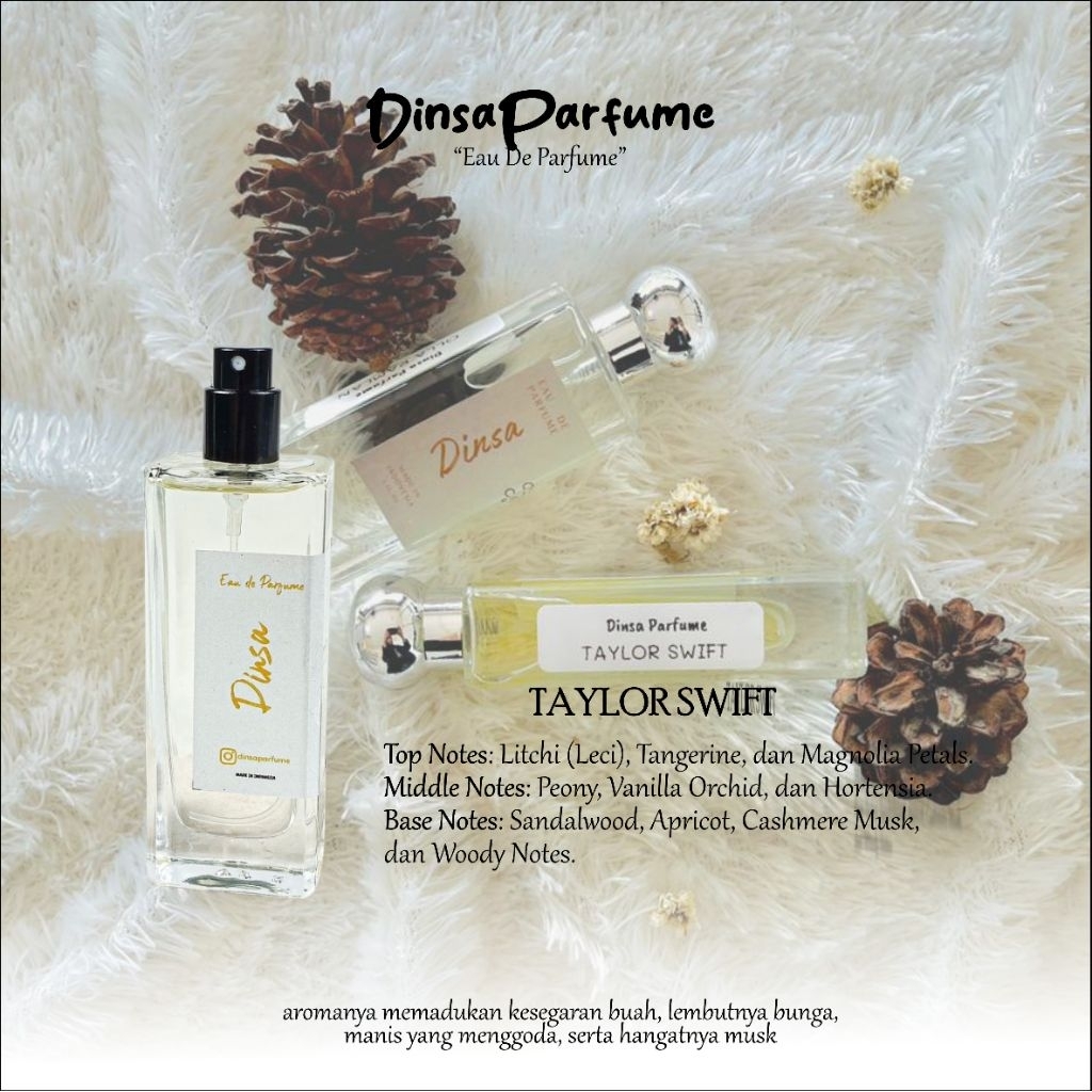 Taylor swift - Dinsaparfume - Parfum soft - Parfum - Parfum pria - Parfum wanita - Parfume - Parfume