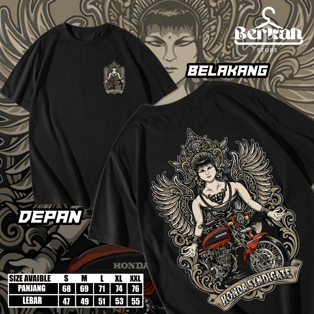 KAOS HONDA SYNDICATE - KAOS JAMDA JATENG TERBARU 2023 - KAOS CB - KAOS RACING HONDA - KAOS ACARA CB 