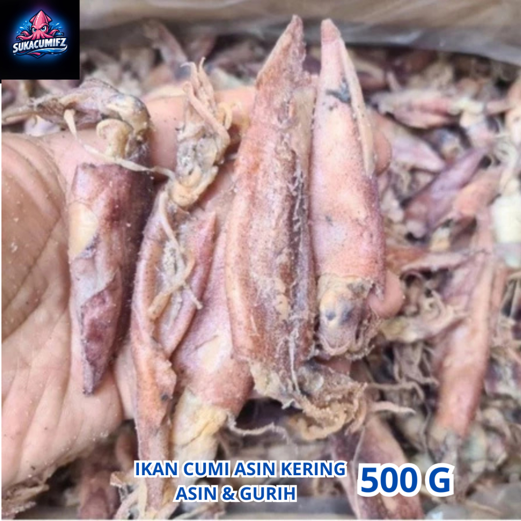 Cumi Sotong Kering 500 Gram Murah Ikan Asin Cumi Kering / Khas Rembang Gread A