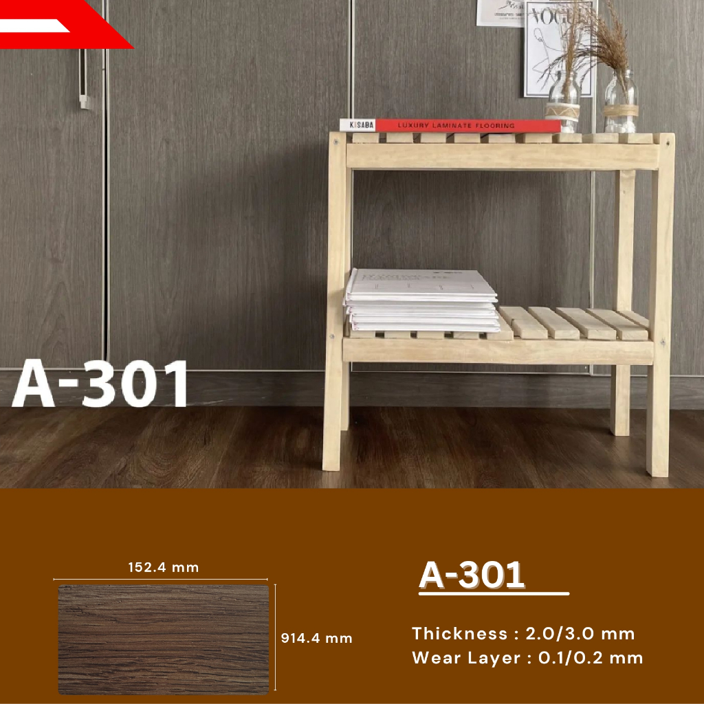 LANTAI VINYL KISABA KODE A - WOODPLANK