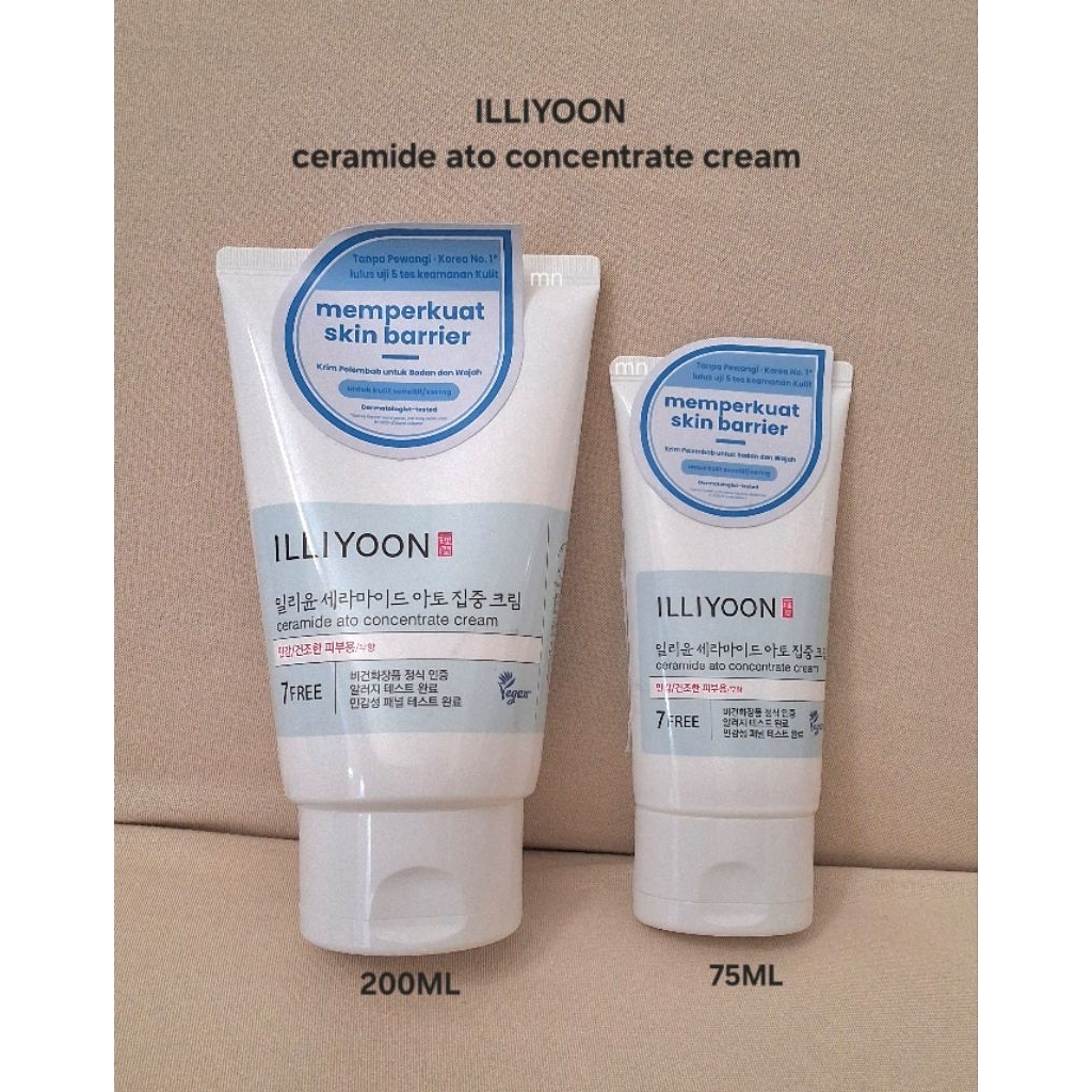 illiyoon ceramide ato concentrate cream 200ml / 75ml