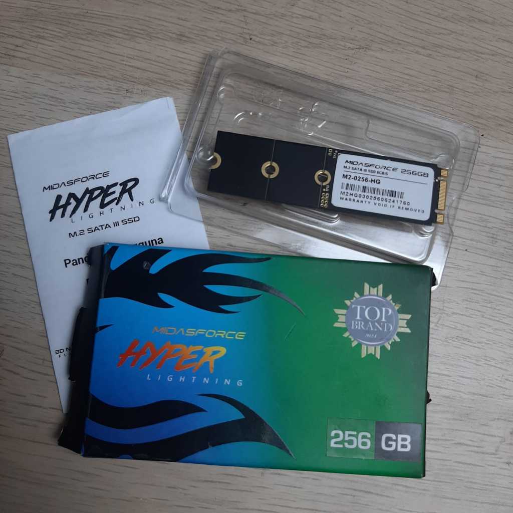 SSD M2 SATA 256GB M.2 SATA 256GB MIDASFORCE HYPERLIGHTNING