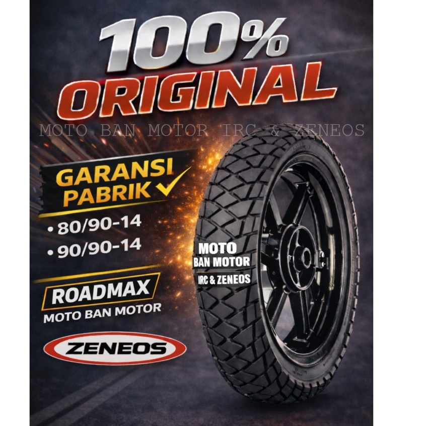 BAN MOTOR ZENEOS ROADMAX RING 14 ( 80/90-14 ; 90/90-14) TUBELESS