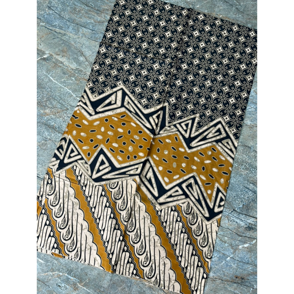 Kain Batik Putri Ratih Motif Parang Segitiga Premium Bahan Katun Halus