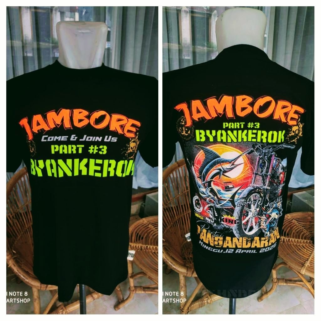 KAOS RX KING BYANKEROK JAMBORE BYANKEROK JALANAN PART#3 PANGANDARAN / KAOS ORIGINAL OFFICIALL MERCHA