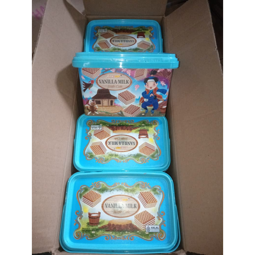 Biskitop Wafer Cube 180gr