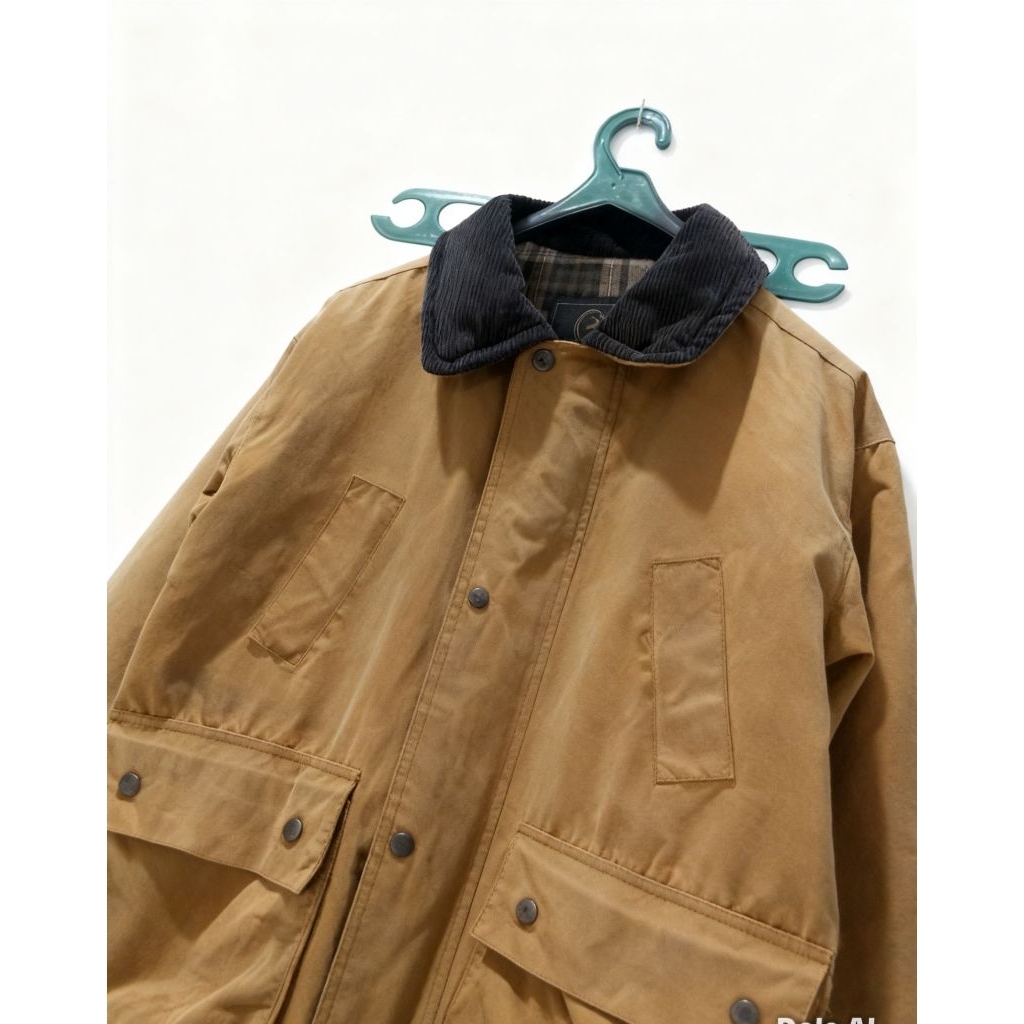 JAKET PG Field  Parka Kerah Corduroy