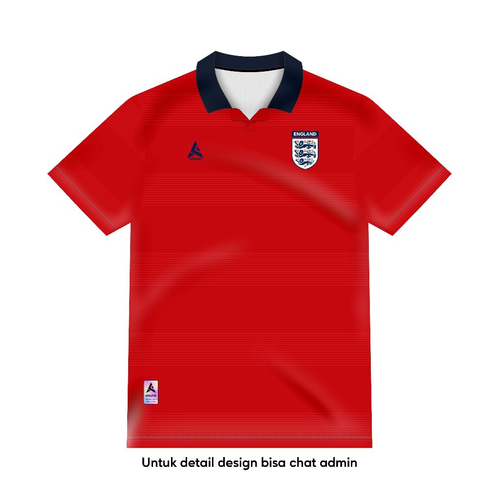 Jersey Fantasy ENGLAND - AWAY 1999-2001 Fullprinting Atasan - ATHLETIC SPORTWEAR KIDS