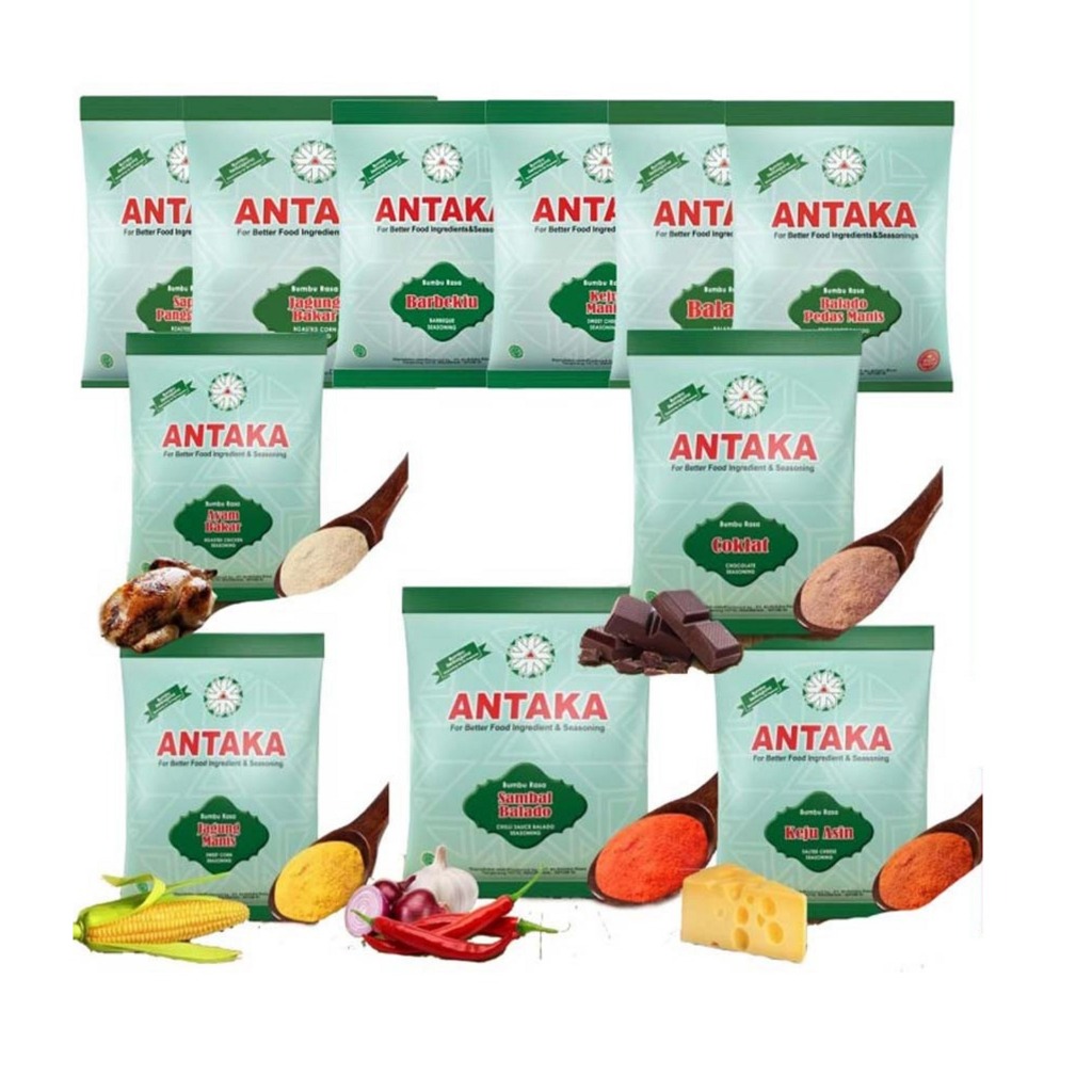 ANTAKA Bumbu Tabur Serbaguna 100gr Antaka Cabe Antaka barbeque antaka balado antaka jagung bakar ant