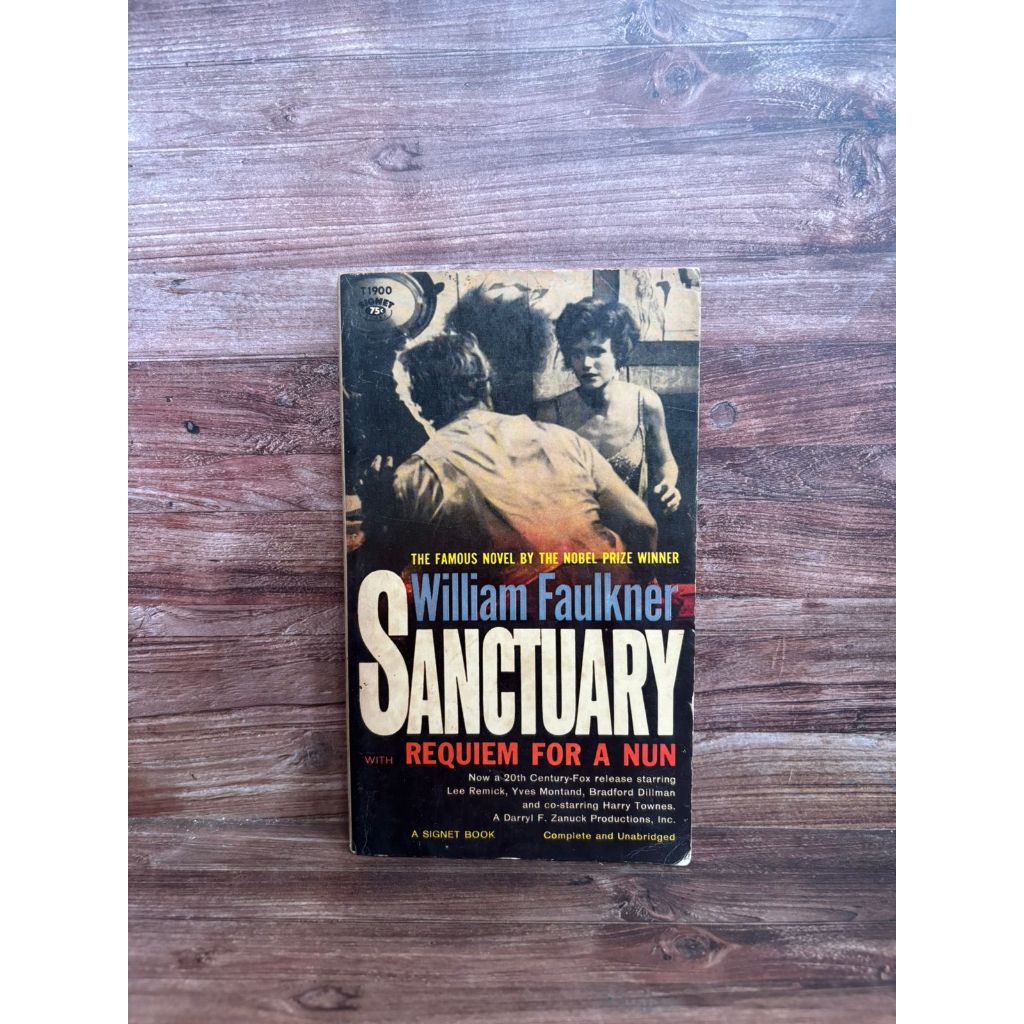 Novel Preloved Sanctuary by William Faulkner