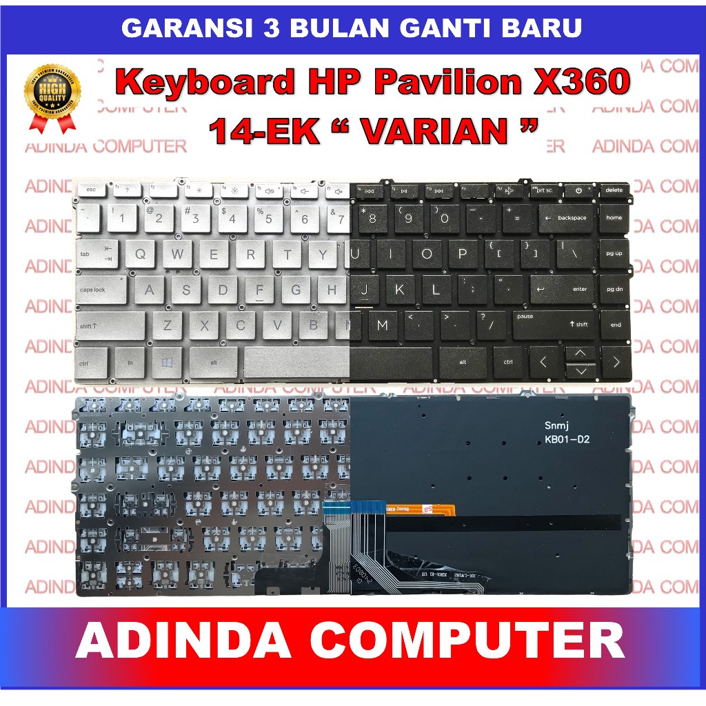 Keyboard HP Pavilion X360 14EM 14-EP0001TU 14-EP0018TU 14-EP0019TU 14-EP0088TU 14-EP0556TU Silver Bl