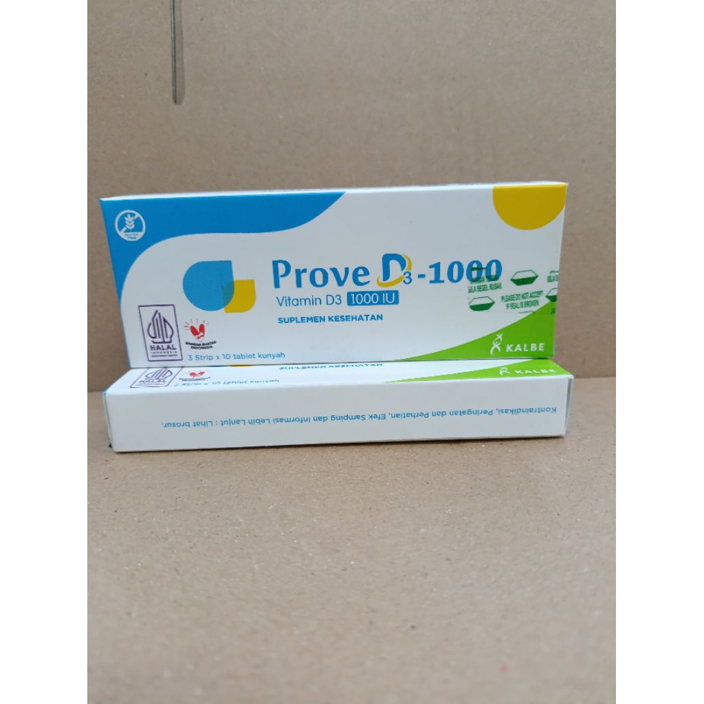 prove d3 1000iu vitamin d3 1000 iu box 30 tablet