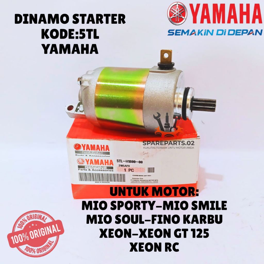 DINAMO STARTER ORIGINAL YAMAHA KODE 5TL, DINAMO STARTER MIO SPORTY, MIO SMILE, MIO SOUL, FINO KARBU,