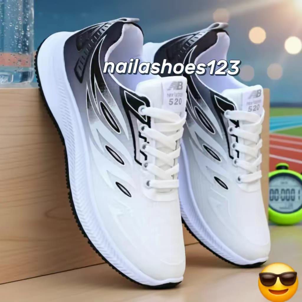 Sepatu Putih Pria Keren Sepatu Pria Dewasa Sepatu Pria Sneakers AB 520