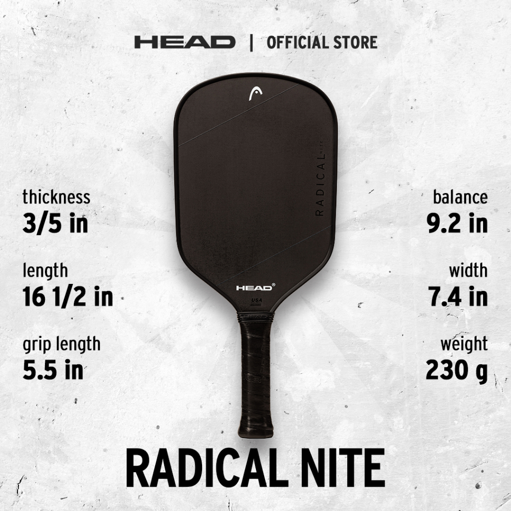 HEAD Pickleball Paddle Radical Nite 200064 - Pickleball Paddle