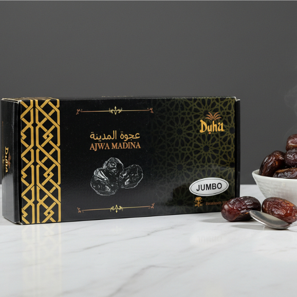 Kurma Ajwa Madinah Duha Jumbo 500gr / 1kg | Kurma Ajwa Asli Premium
