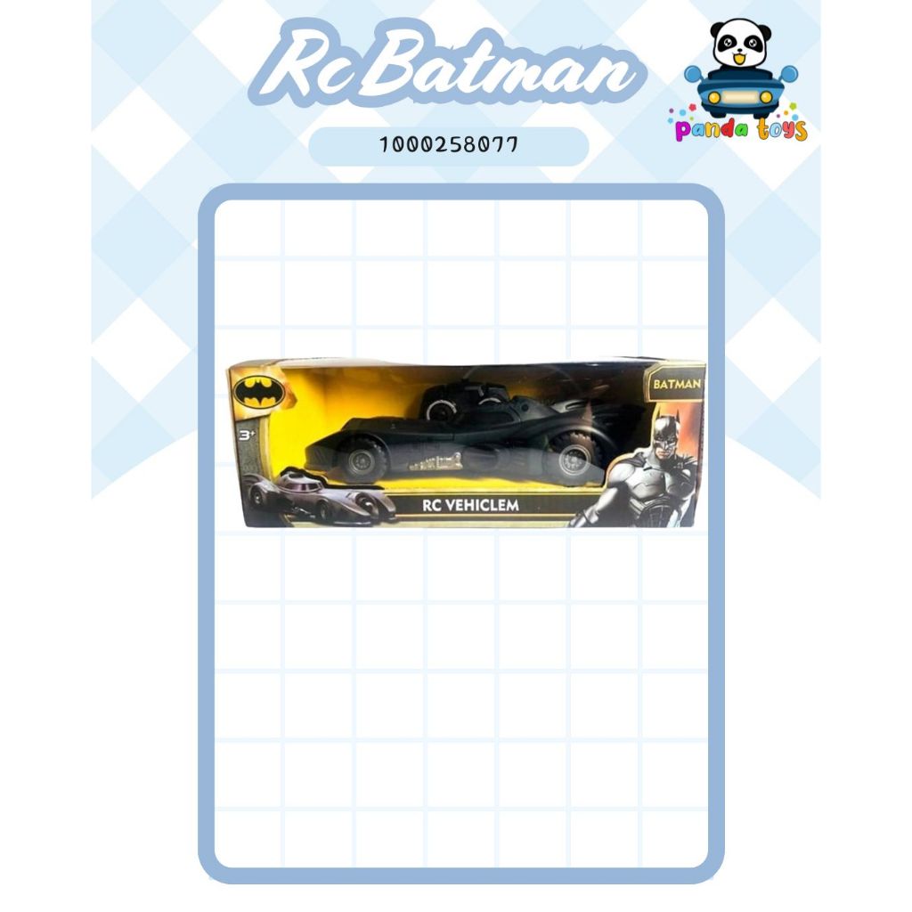 MAINAN REMOTE CONTROL VEHICLE BATMAN 3378 PANDATOYS SEMARANG