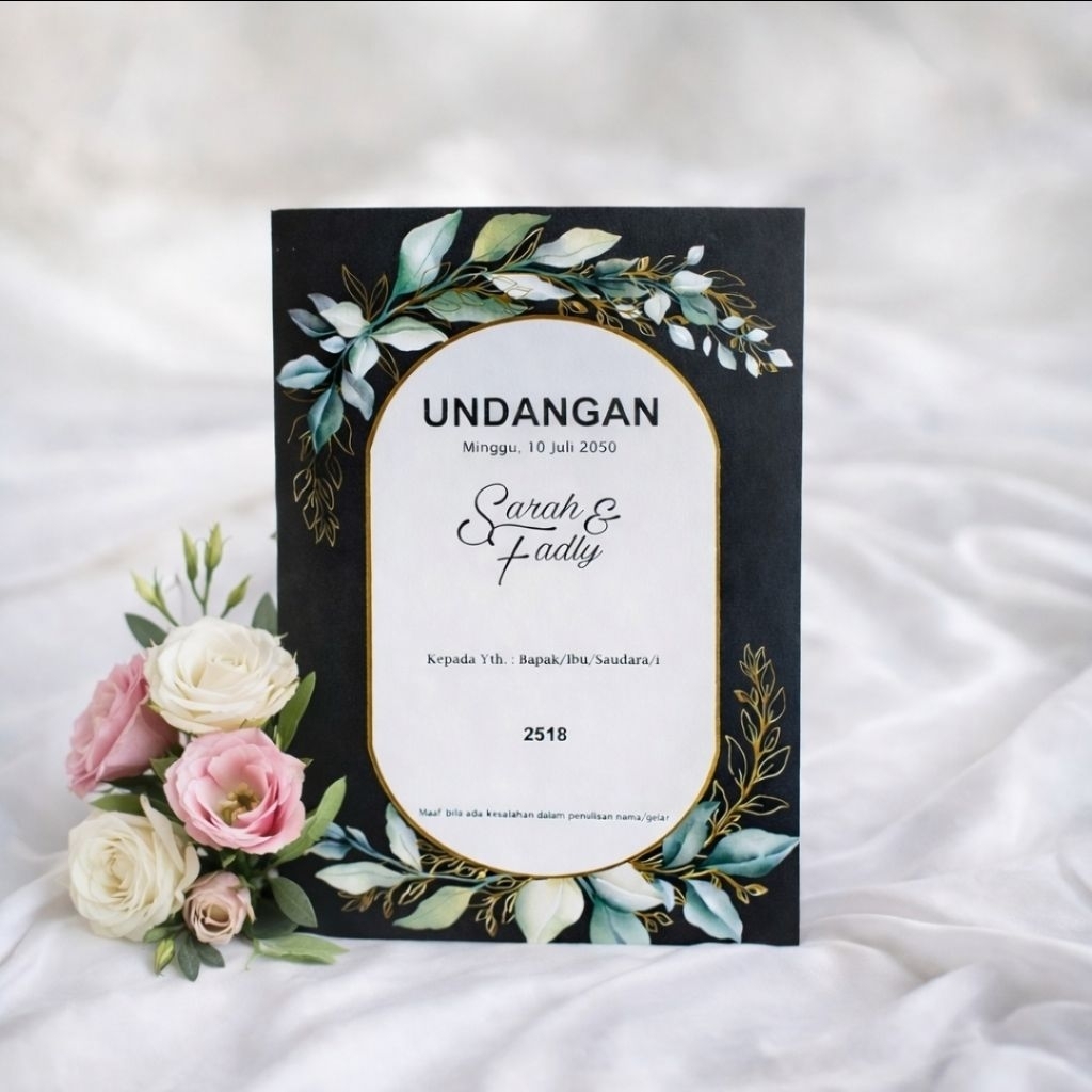 Undangan Pernikahan Variasi ERBA minimal pembelian 50 pcs