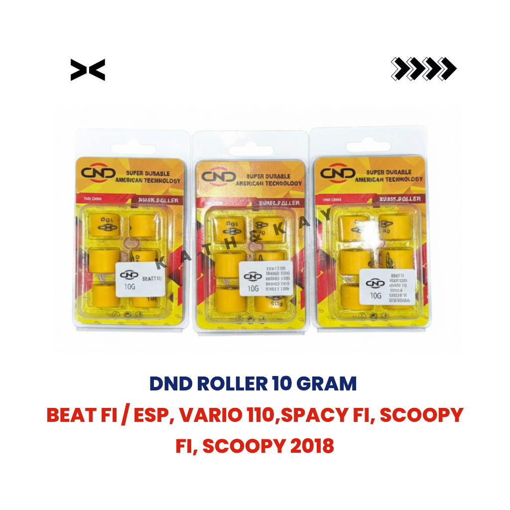 Roller 10G DND Beat FI Beat ESP, Vario 110, Spacy FI, Scoopy FI, Scoopy 2018