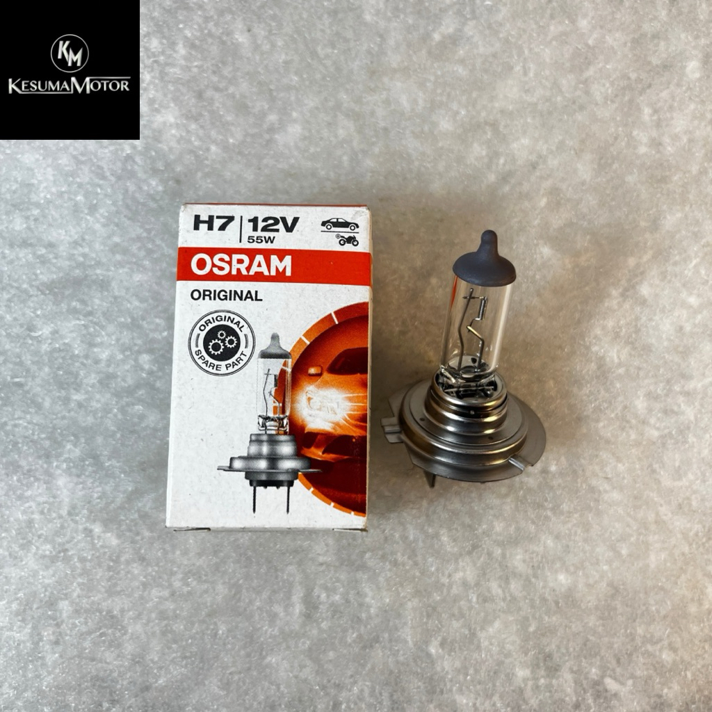BOHLAM LAMPU DEPAN OSRAM H7 12V 55W ASLI ORIGINAL OSRAM