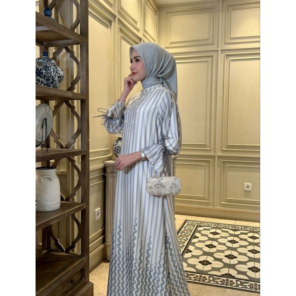 NAYYALA DRESS BY KALEELA.ID SIZE L (READY)