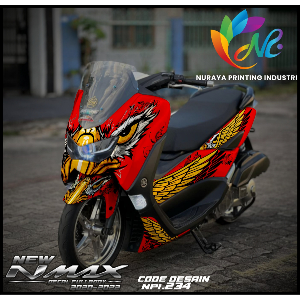 Decal Nmax New Fullbody - Stiker Nmax new motif elang NPI.234