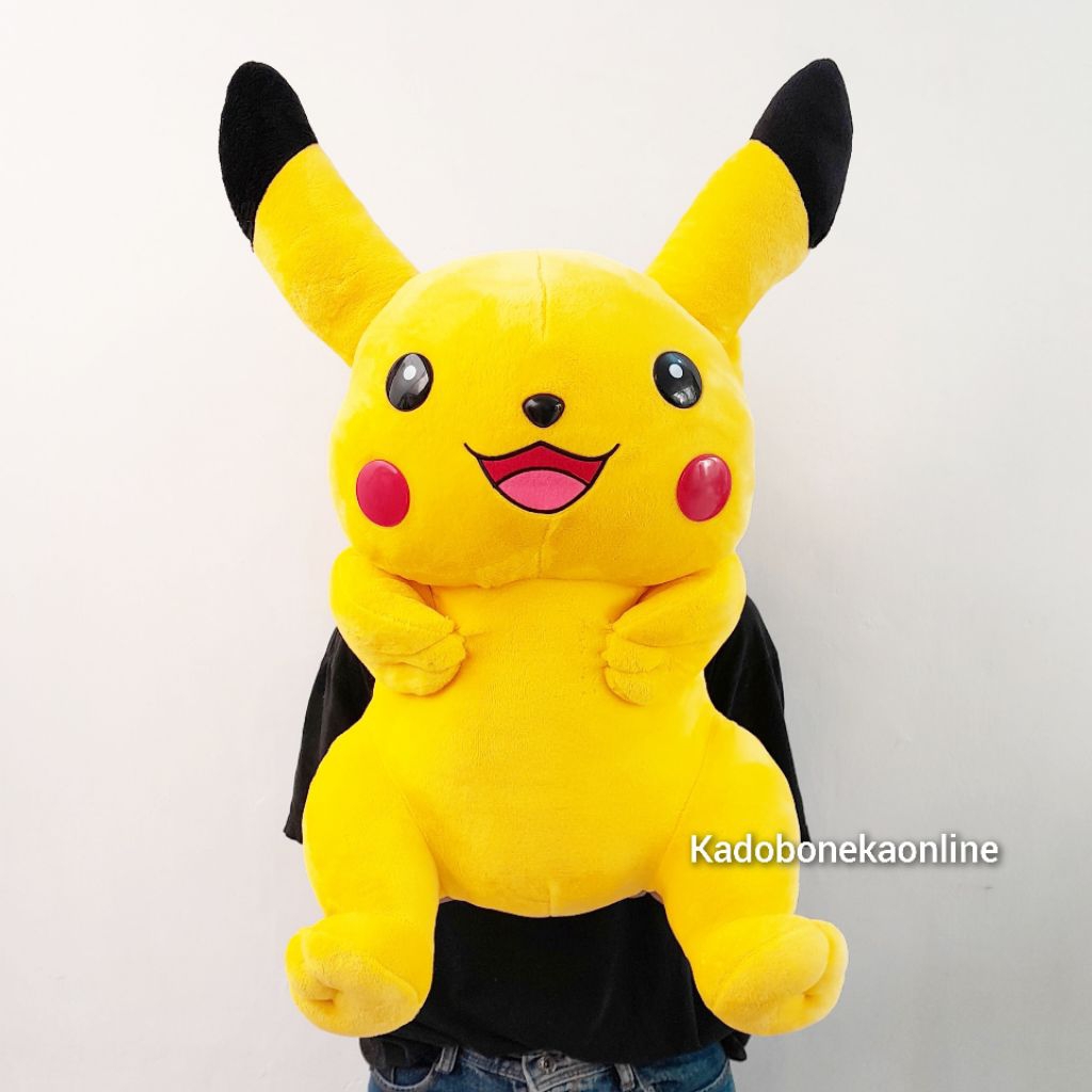 BONEKA POKEMON PIKACHU BESAR JUMBO BULU HALUS