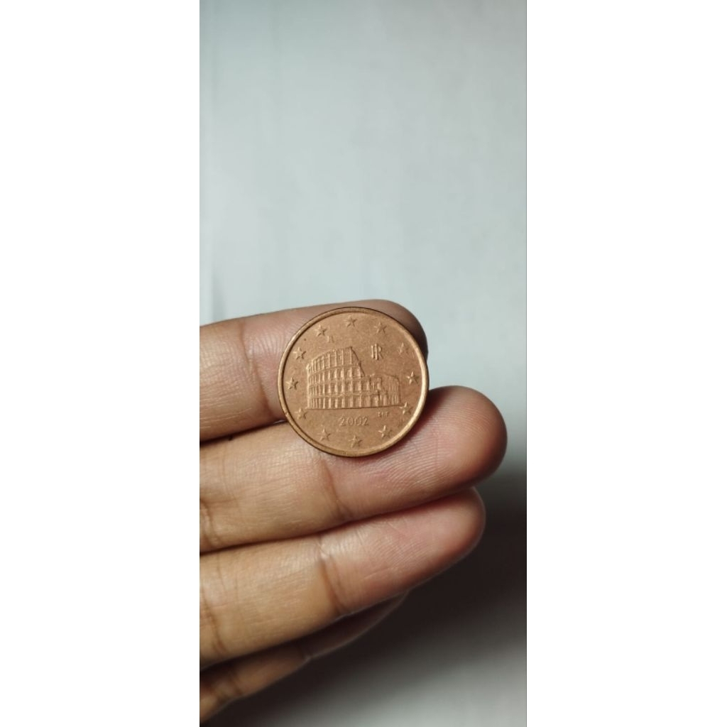 KOIN 5 CENTS EURO ITALI ANEKA TAHUN