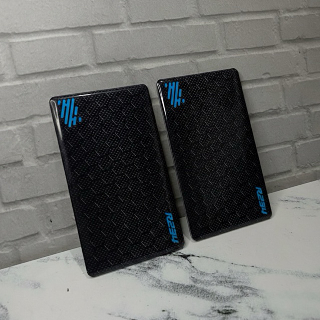 Akrilik Printing Uv R234 Backdoor Motif Black Carbon Blue LG