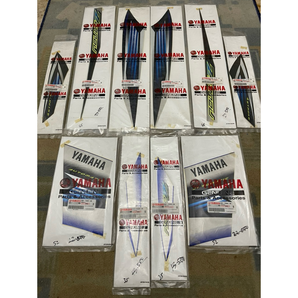 Graphic Striping Nouvo Z  Fullset 2005 Biru Original NOZ