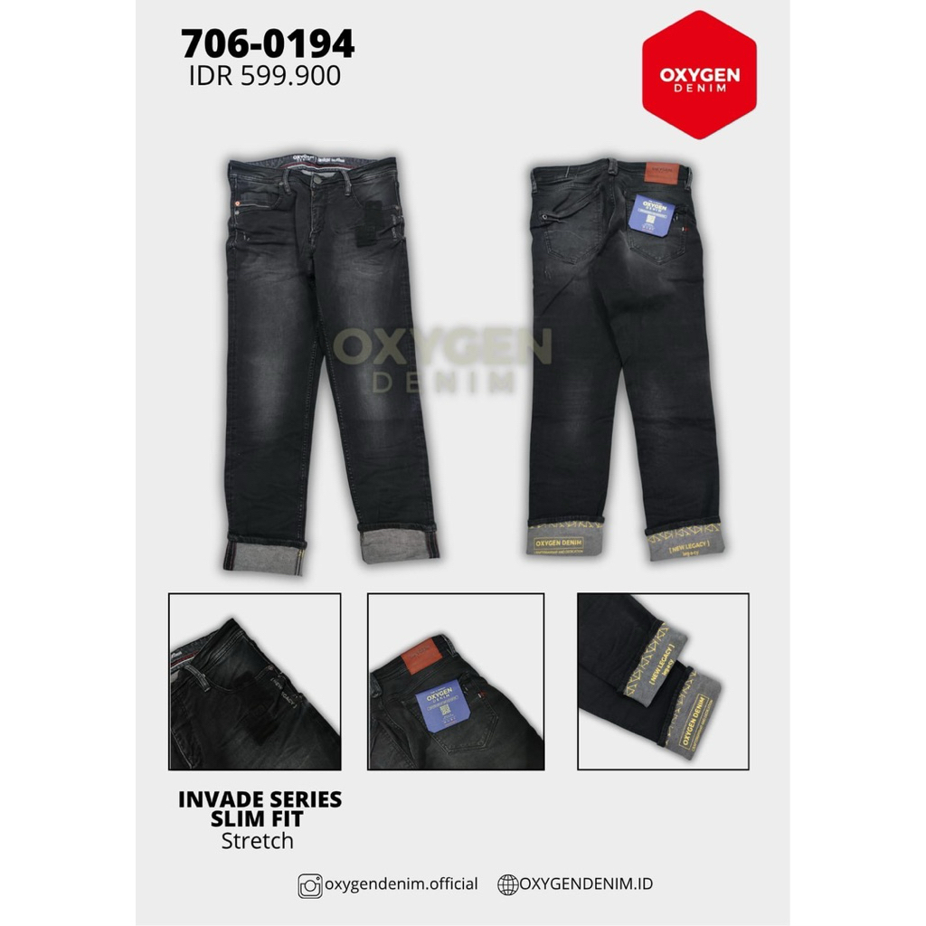 706-0194 | Celana Jeans Oxygen Denim Original | Celana Oxygen | Celana Pria Dewasa