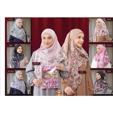 PAKET USAHA HIJAB UMAMA LUXURY TAS LOGO BARU 10 pc